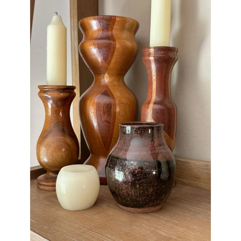 Artist-Signed Studio Pottery Vase 4.5